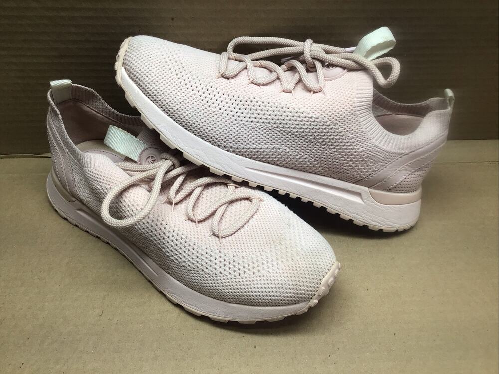 Michael Kors Bodie Slip On Trainers Pale Pink Mesh Sneakers Womens  7.5 M AN208